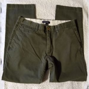 Men's banana republic pants size 32/40 olive color
